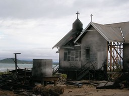 Burnt church